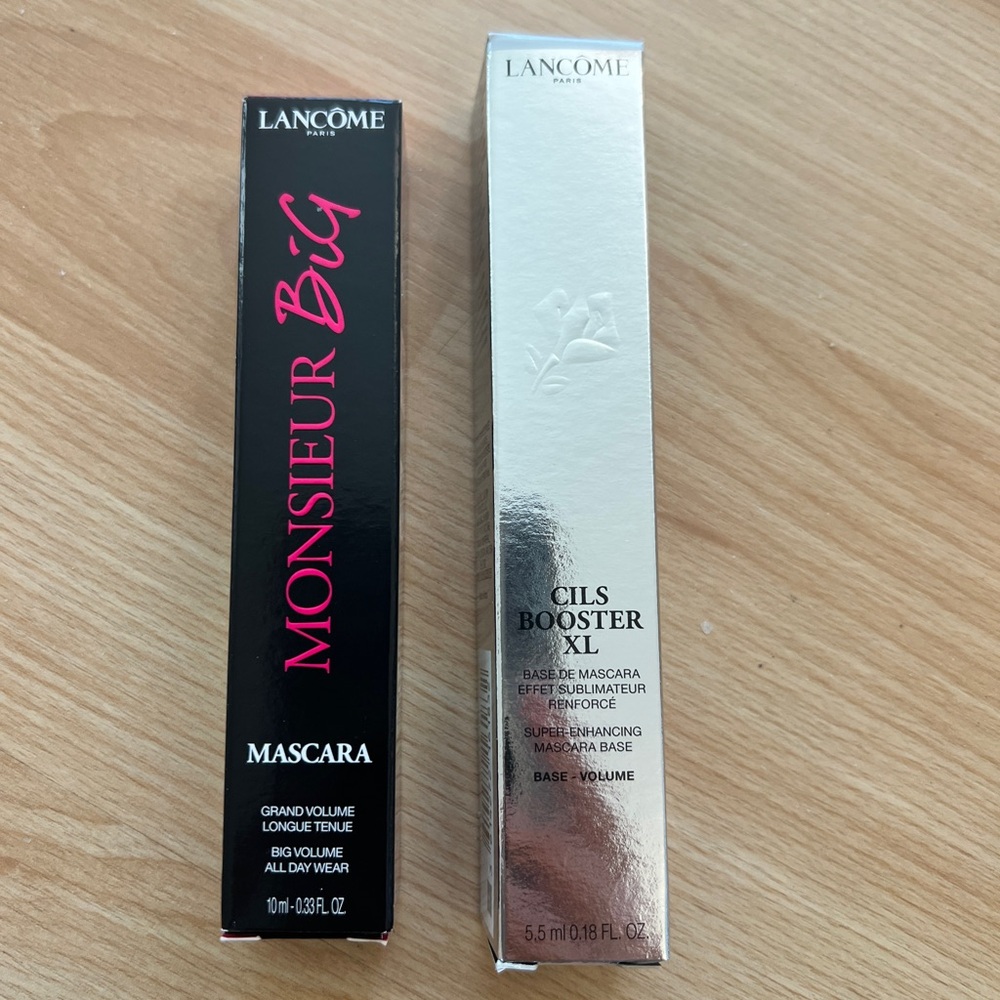 Monsieur Big Mascara - Black and Cils Booster XL (mascara base/primer) -New